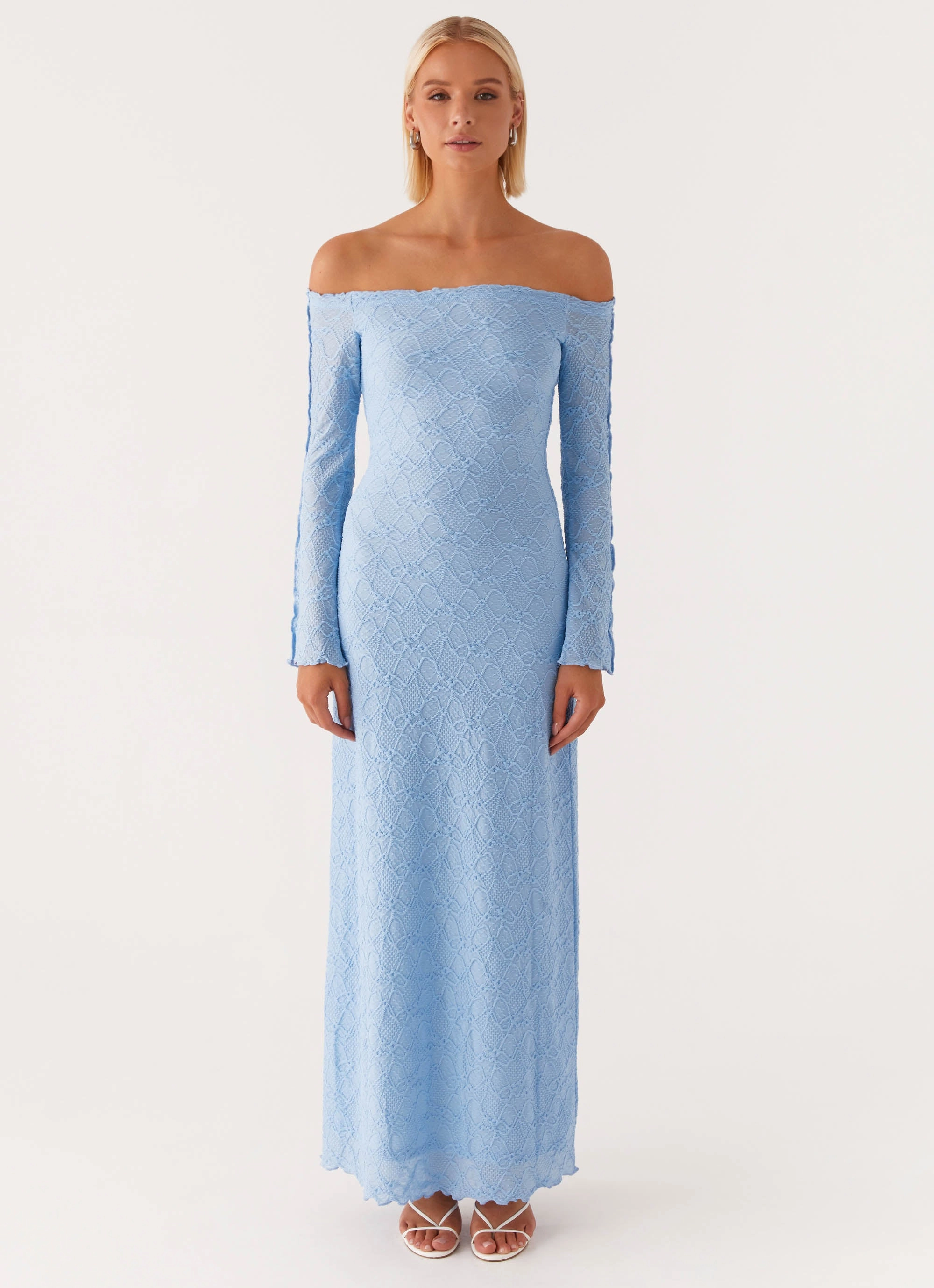 Polite Tone Elouera Maxi Dress - Baby Blue