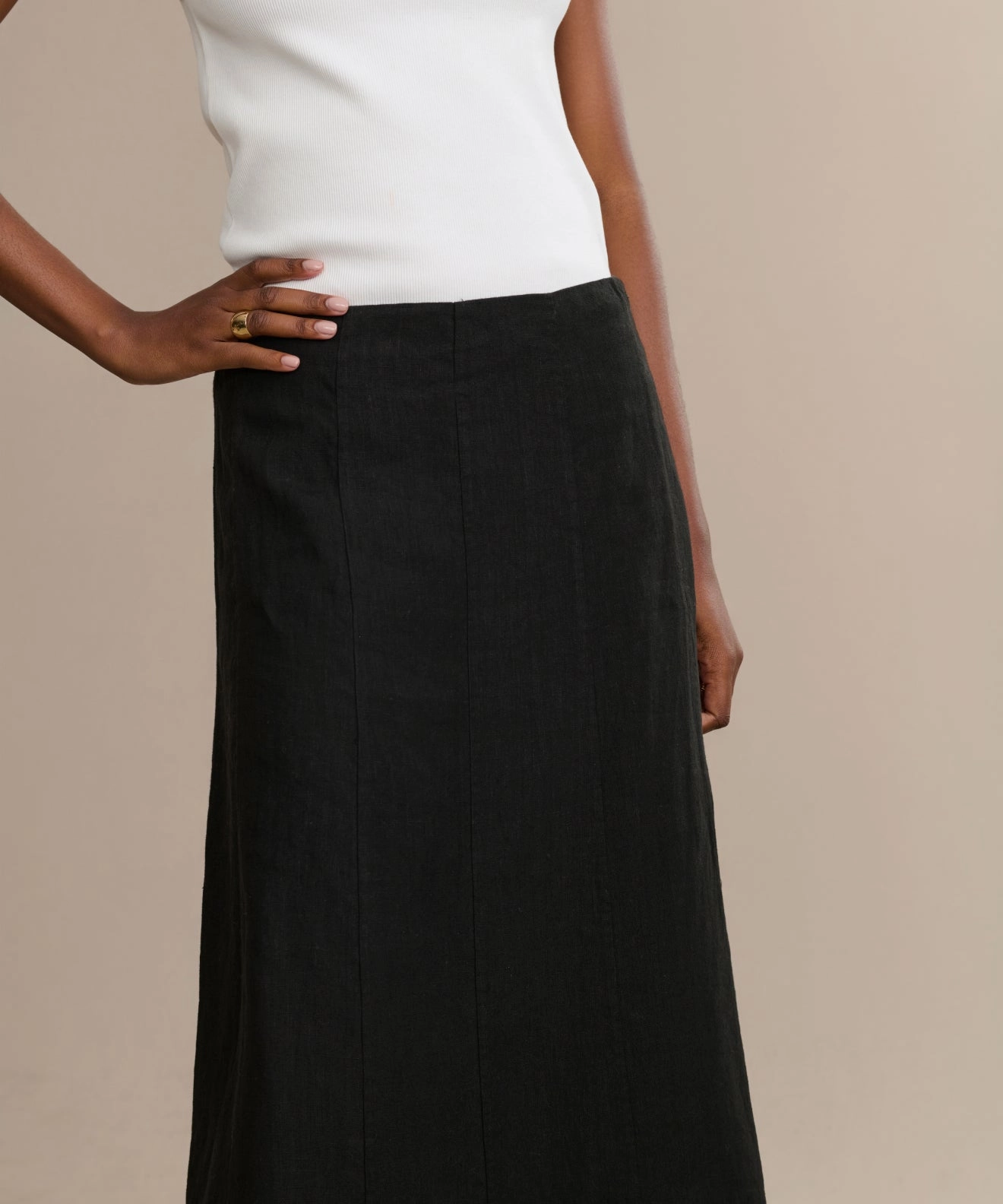 Kinney Skirt Layered Wear Double Stitched