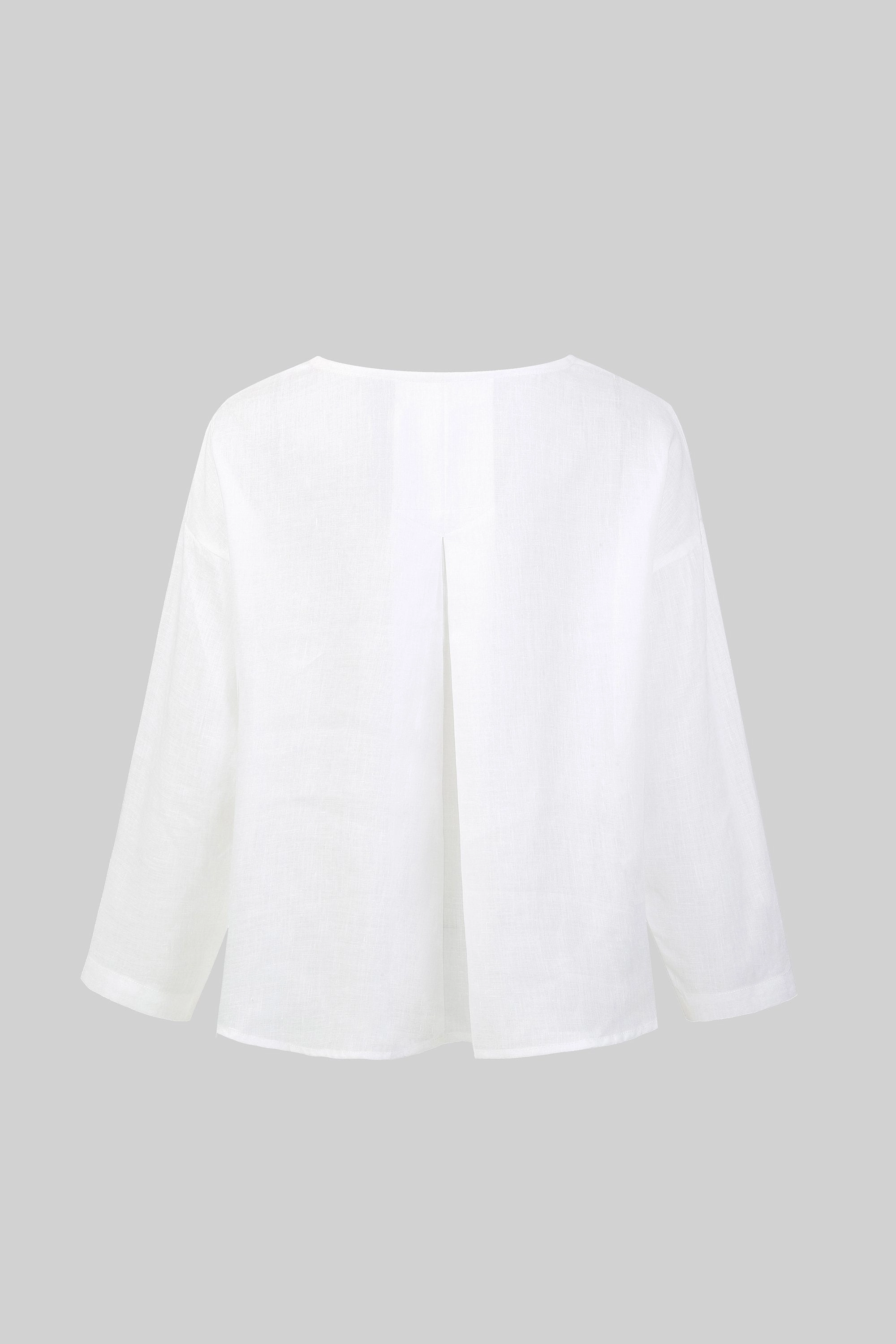 Garment Dyed Coconut 08 | linen top