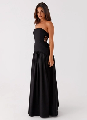 Comfortable Layer Conagh Maxi Dress - Black