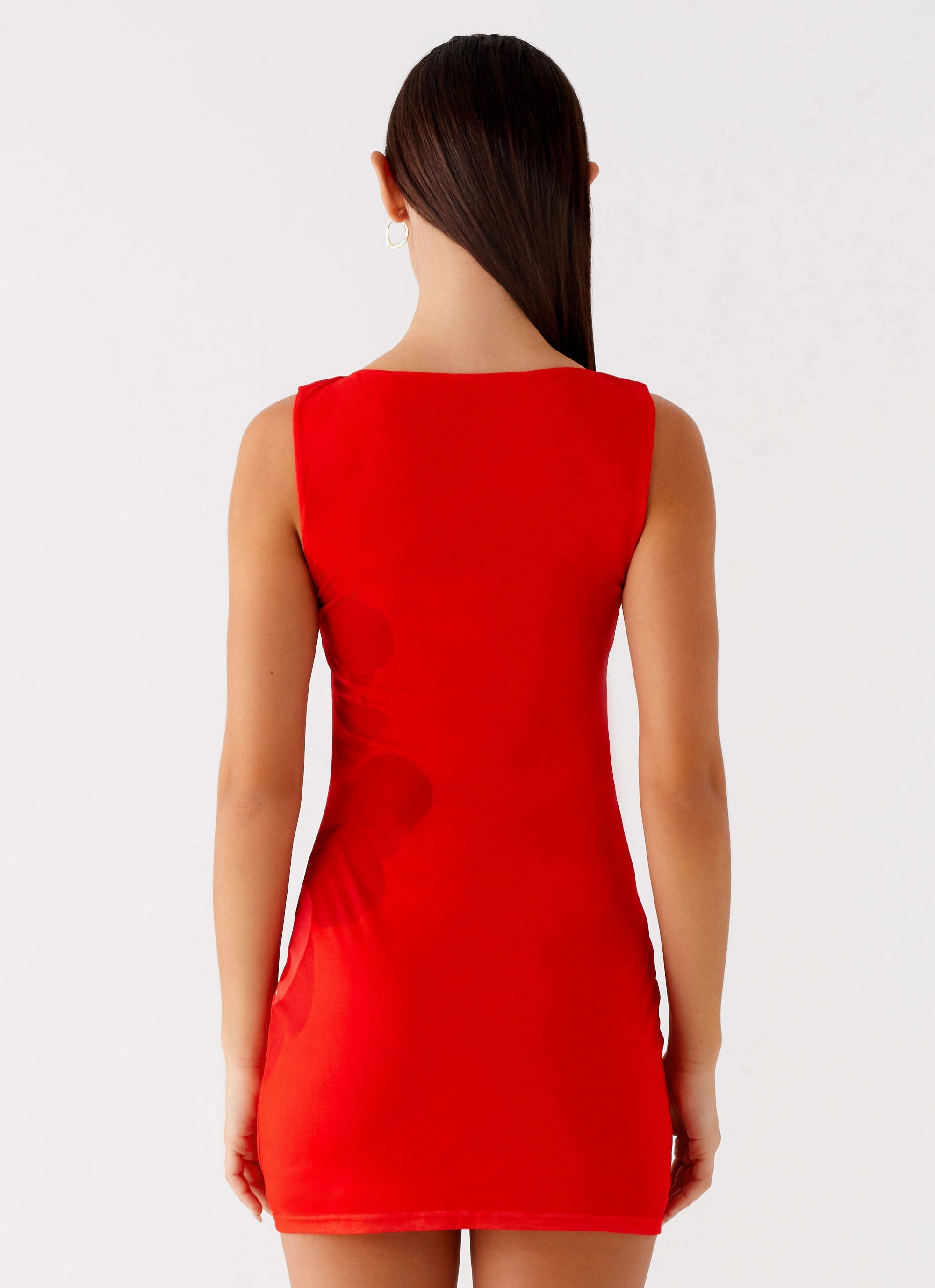 Happy Hour Mini Dress - Red Clean Mood