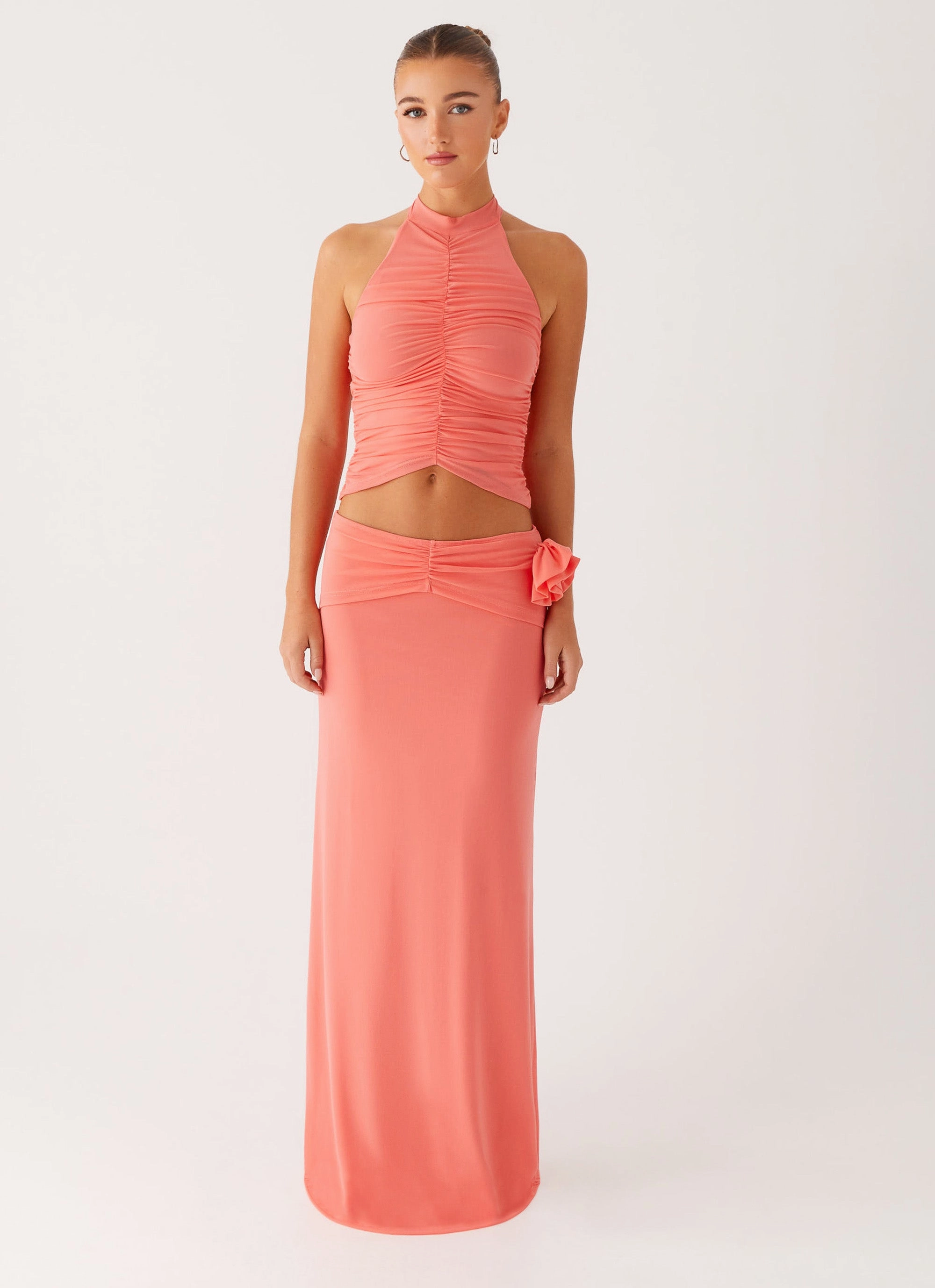Gentle Wear Breezy Mood Jayce Maxi Skirt - Salmon