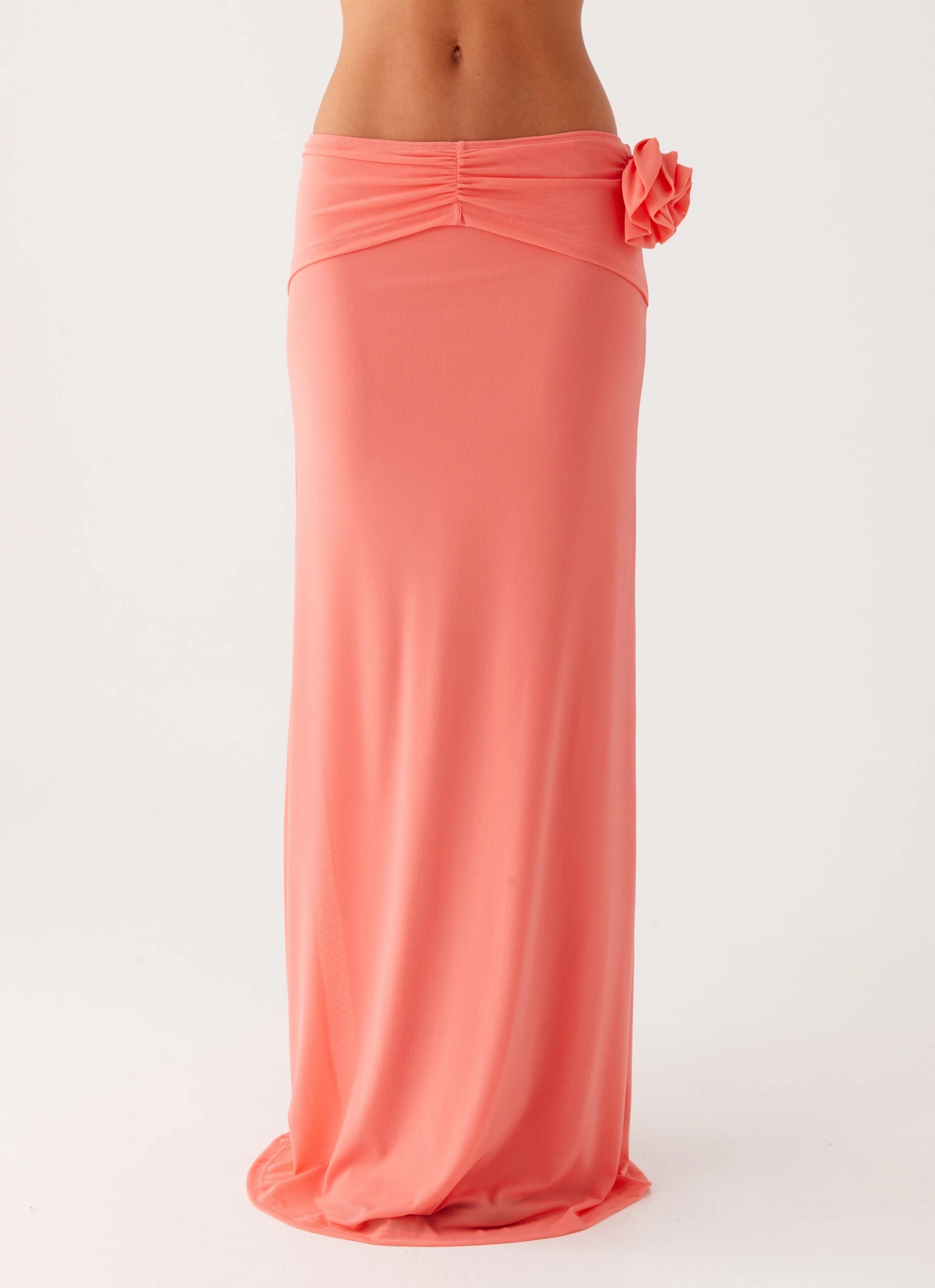 Jayce Maxi Skirt - Salmon Runway Inspired