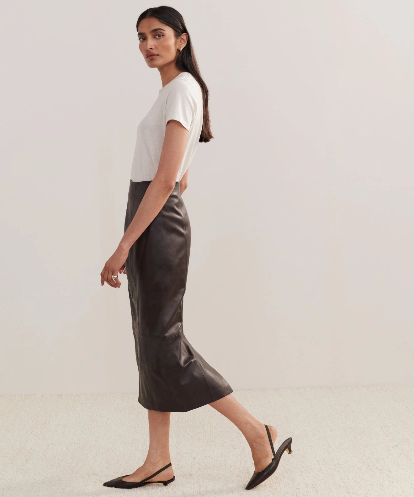 Active Design All Day Wear Comfort Leather Sienna Skirt