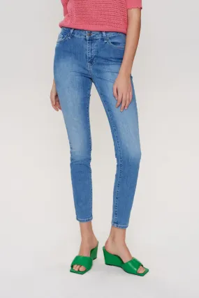 NUSIDNEY LIGHT BLUE - Light Blue Denim Softened Seams Luxury Minimalist