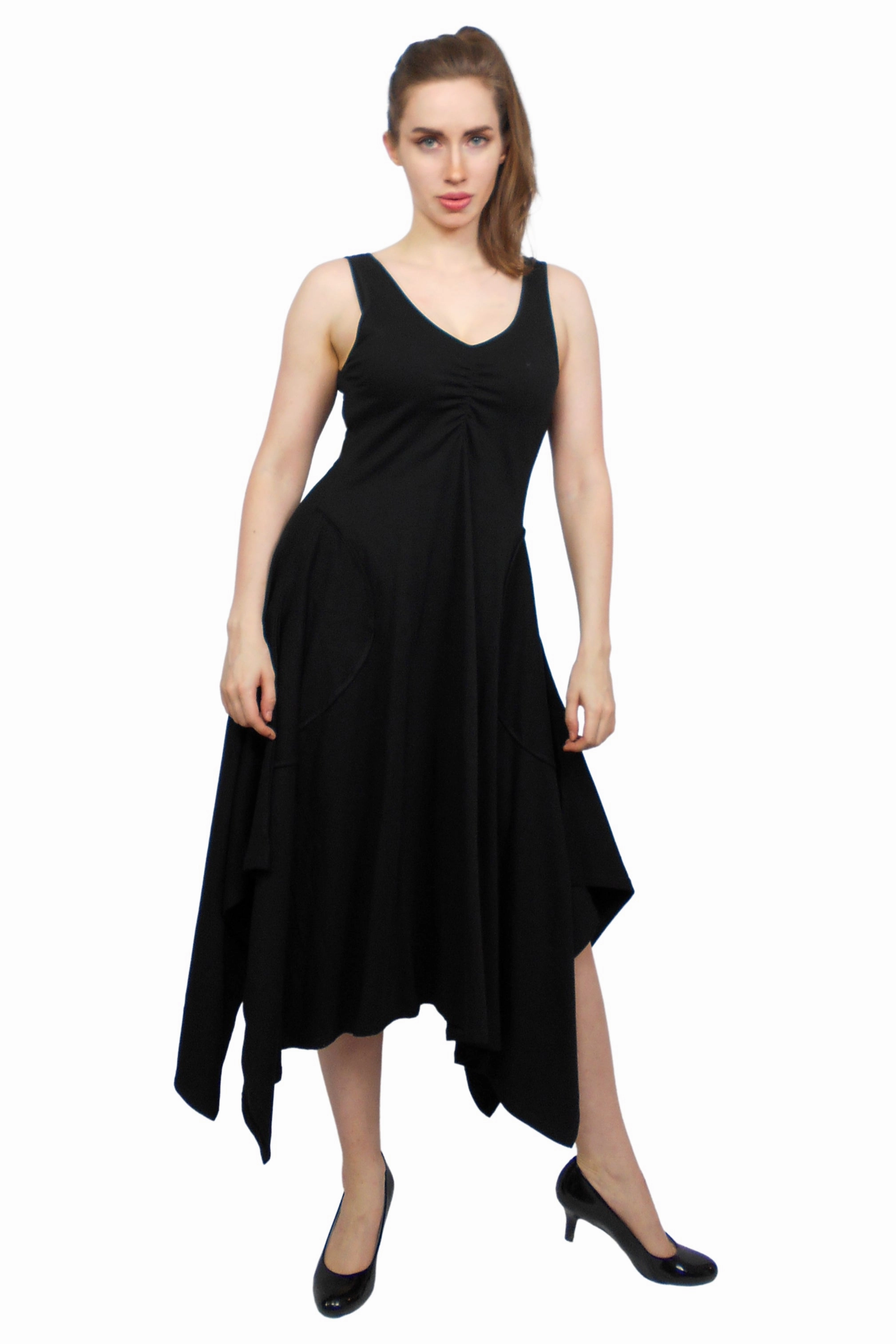 Chic Direction Modern Cut Cosmic Fae Dress