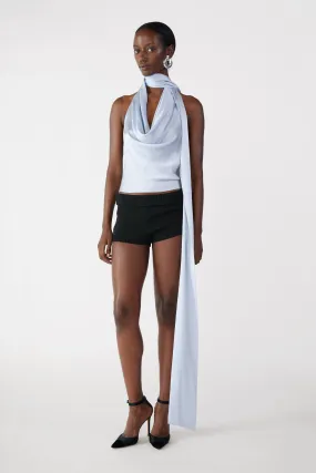 Cowl Neck Halter Top Calm Shine Classic and Modern