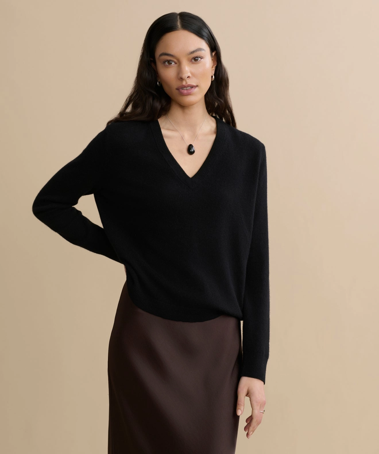 Flynn Cashmere Sweater Under Cover Seasonal Casual Look