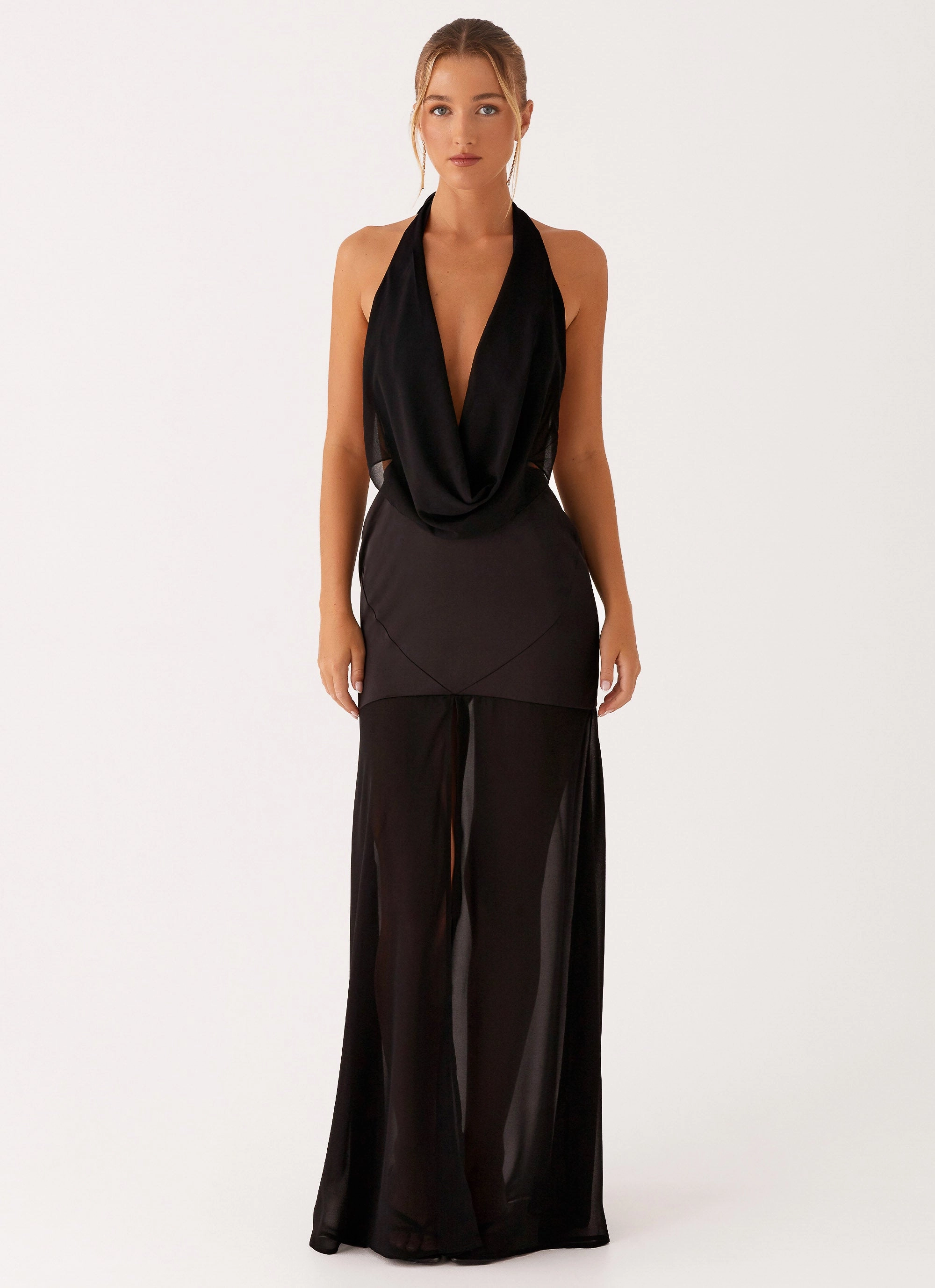 Work Friendly Fenella Maxi Dress - Black