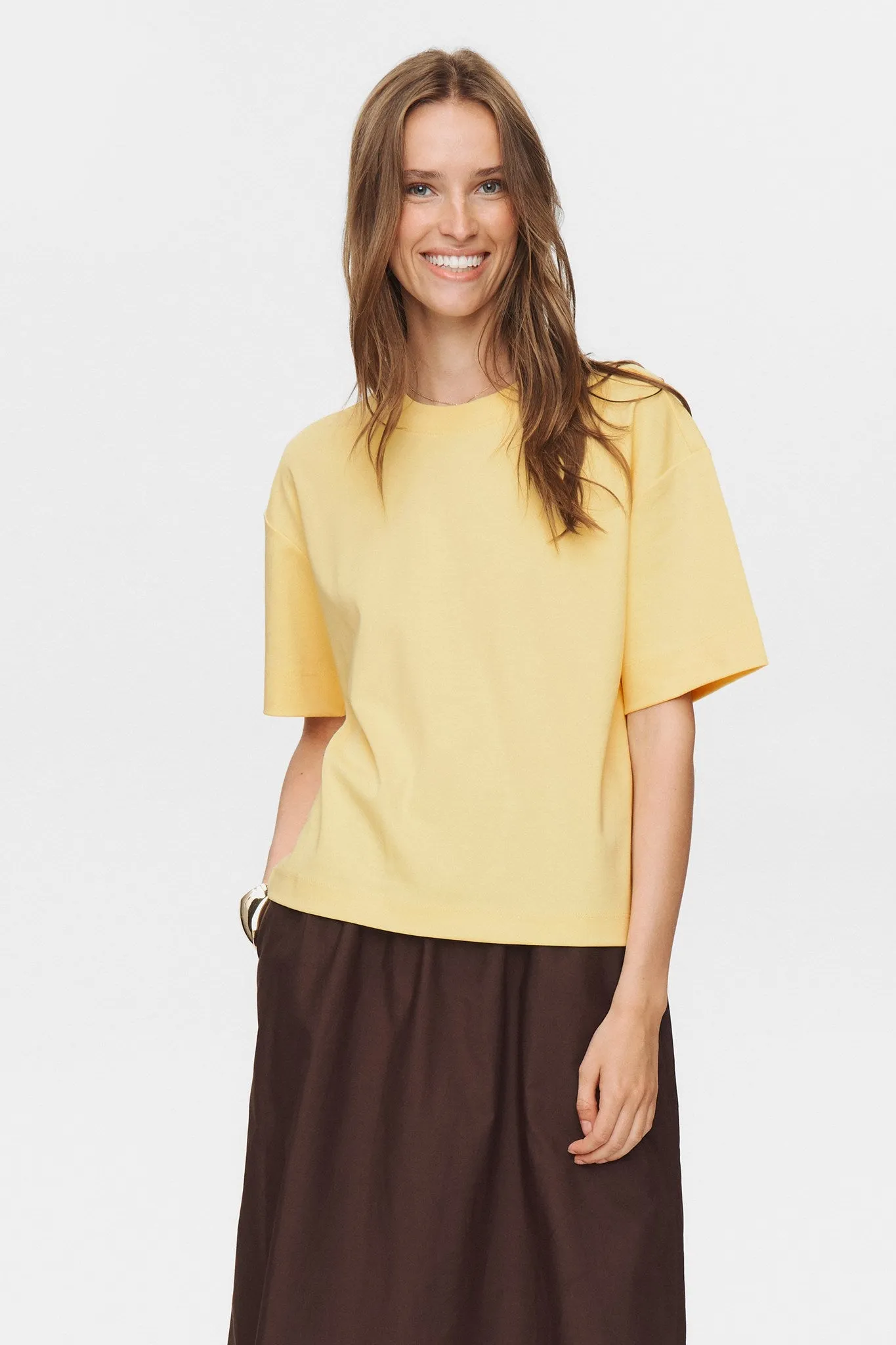 NUCIRRA T-SHIRT - Golden Haze OdorResistant Fabric Convertible Design