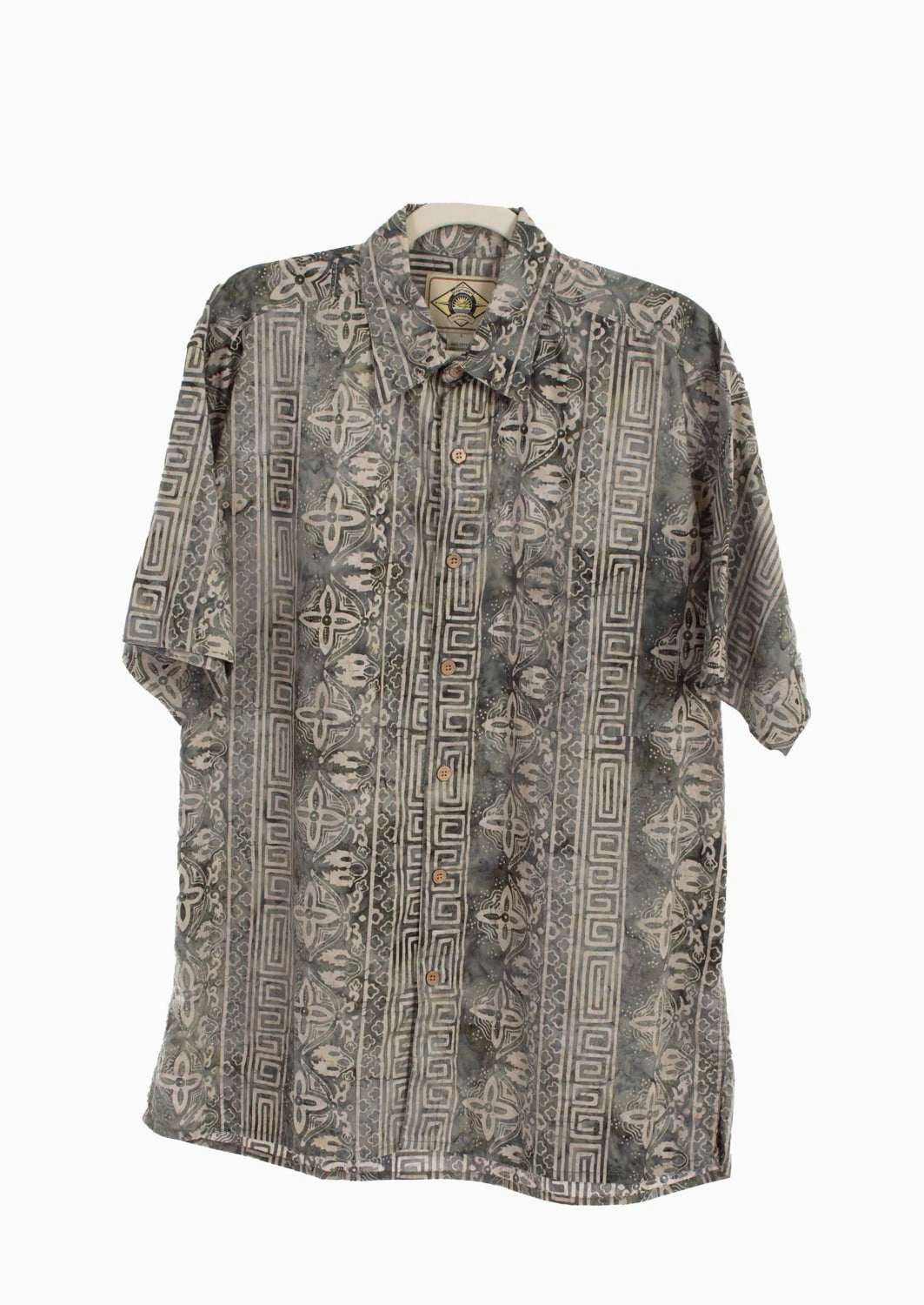 Shimmer Effect Indoor Comfort Scully Mens Special Batik Denim 100% Cotton S/S Shirt