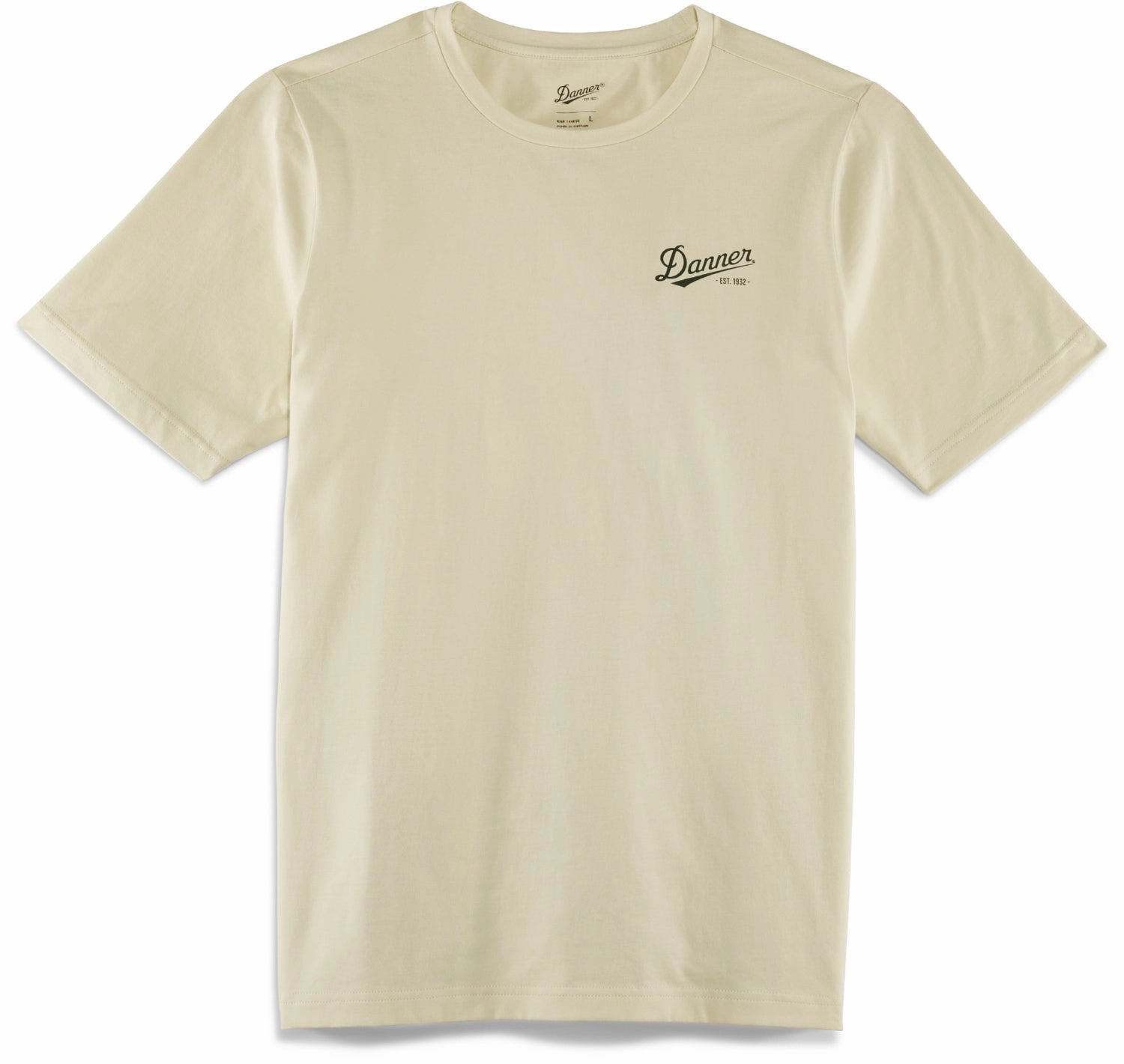 Quality Layer Danner Mens Jack Tee Oatmeal 100% Cotton S/S T-Shirt