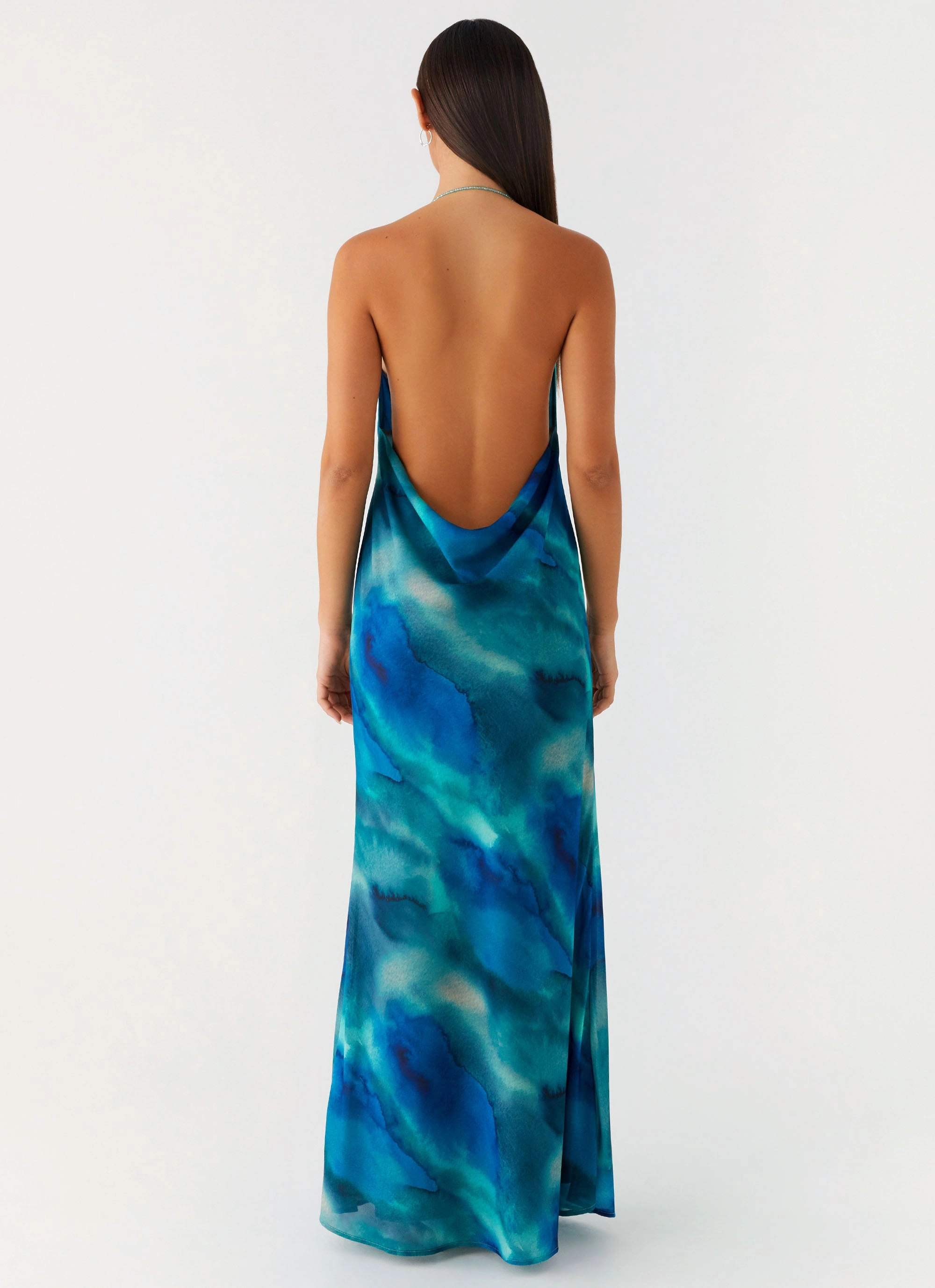 Journey Maxi Dress - Blue Tie Dye Profile Enhancer