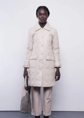 DEA Marmont Leather Coat Flat Lock Stitching