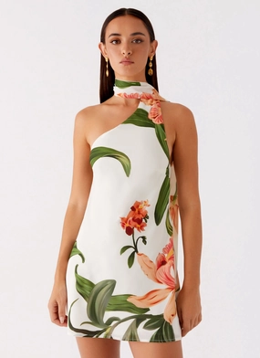 Refined Simplicity Trisha Mini Dress - Floral Print