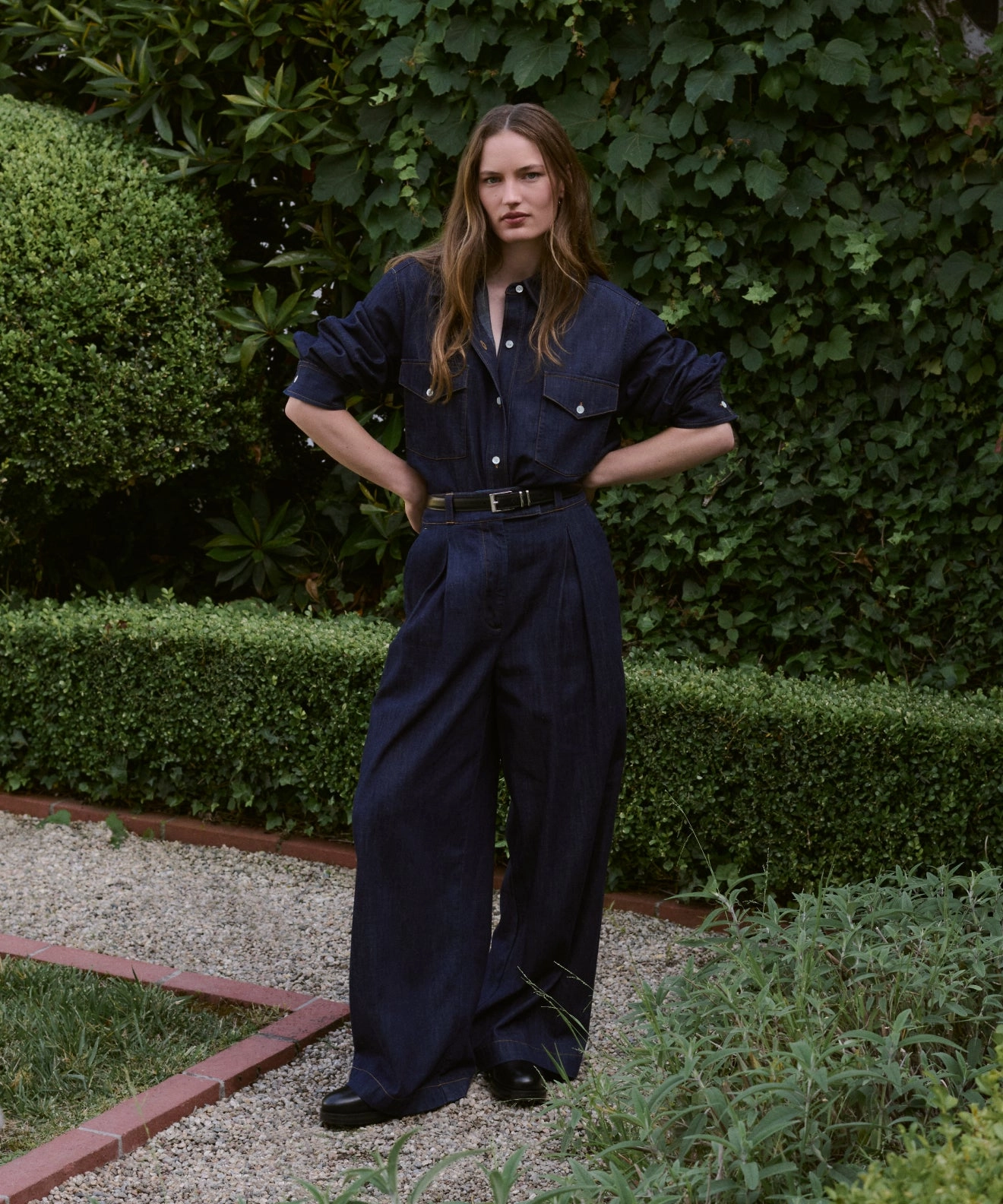 Stain Release Finish Denim Newport Trouser