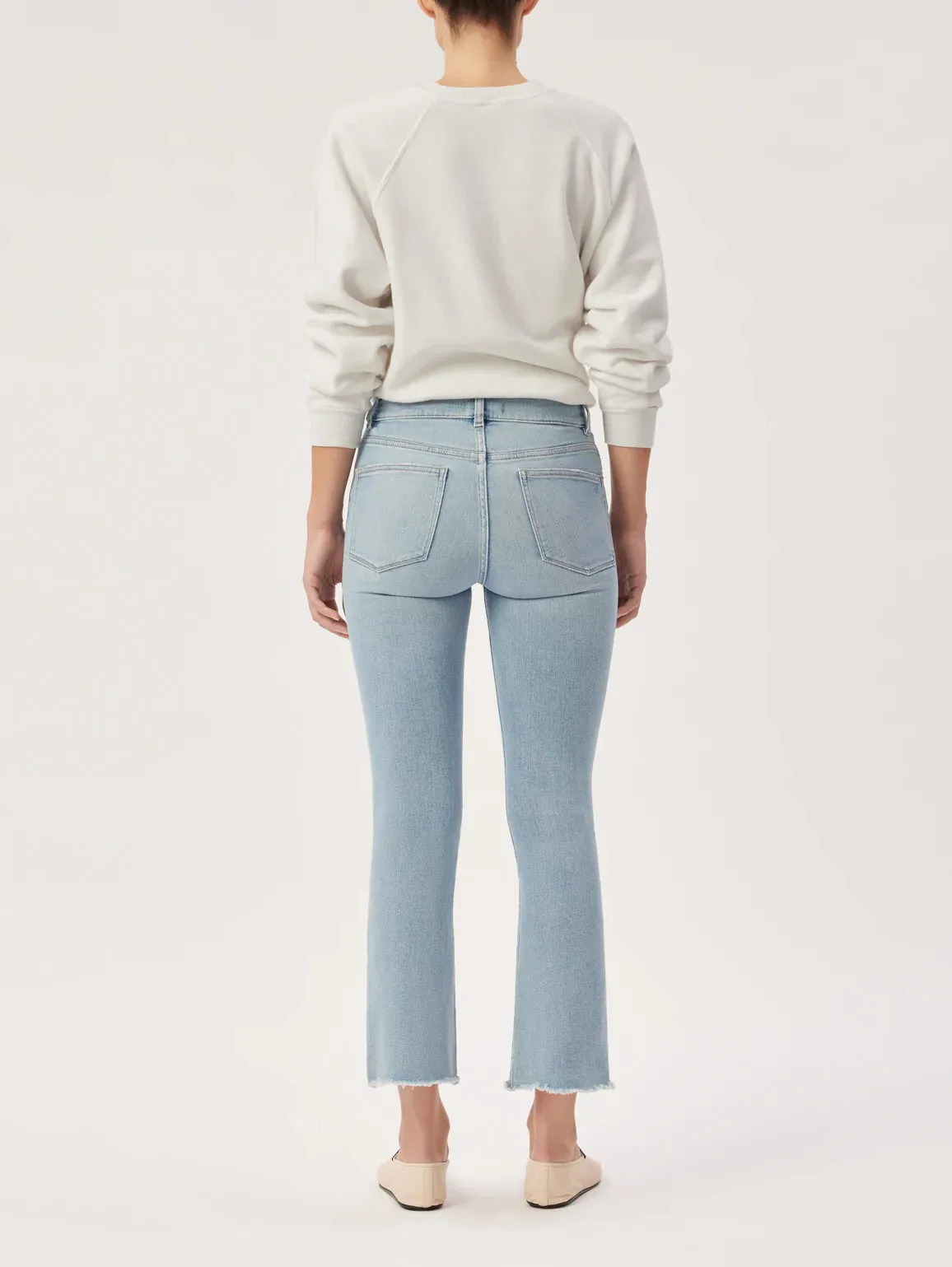 DL1961 Bridget Boot Intrasculpt Boot in Breeze Distressed Active Days