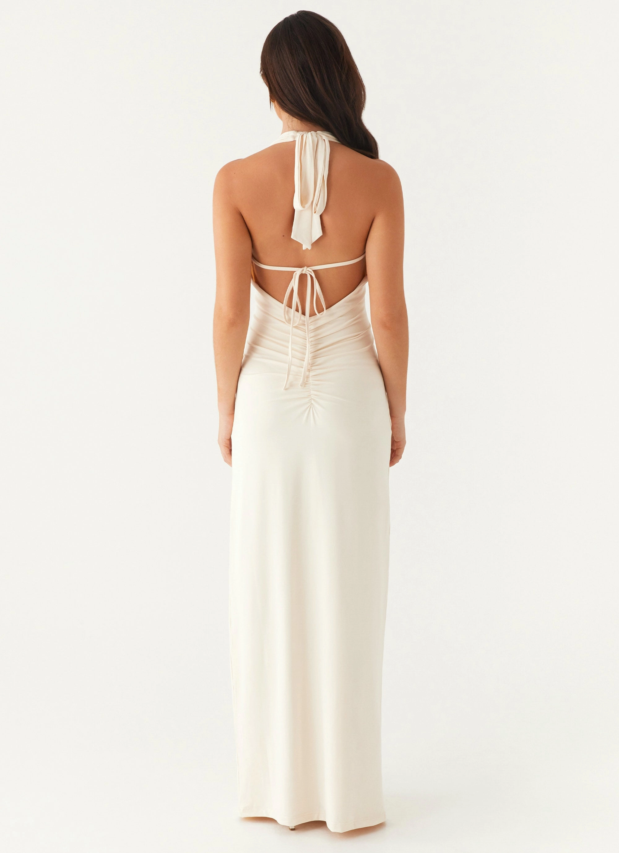 Dominica Maxi Dress - Ivory Quiet Sweet Sleek Movement