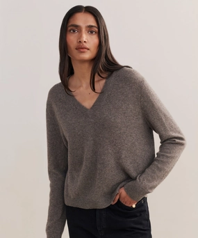 Recycled Polyester Thread Relaxed Warmth Flynn Cashmere Sweater