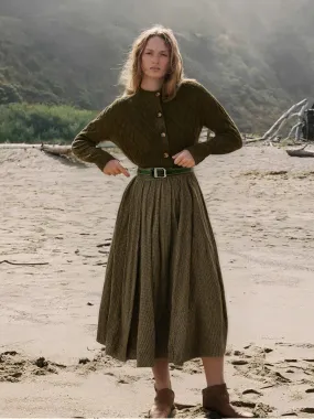 Layered Ply Construction Flurry 17 | 100% Wool Sculptured Knitwear Cardigan