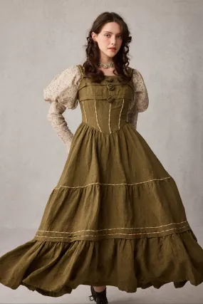 Slim Fit Shirt Magnolia 17 |Linen Corset dress