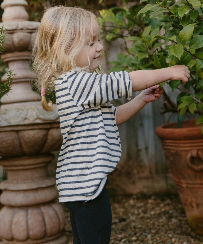 Office Wear Asymmetrical hem Kids' Rue Long Sleeve Tee