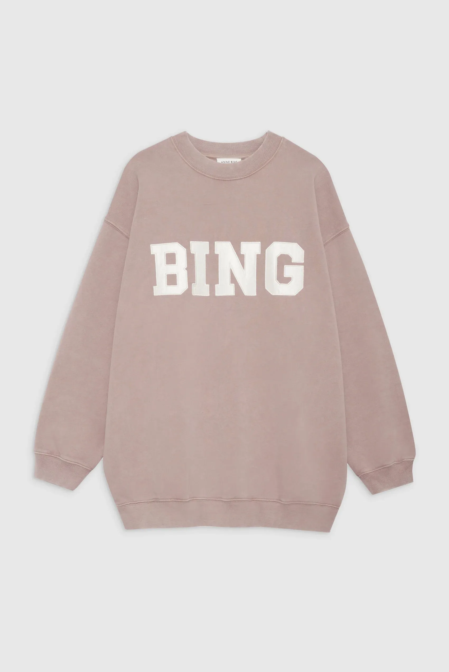 Reversible Layering Tech Anine Bing Tyler Sweatshirt Satin Bing