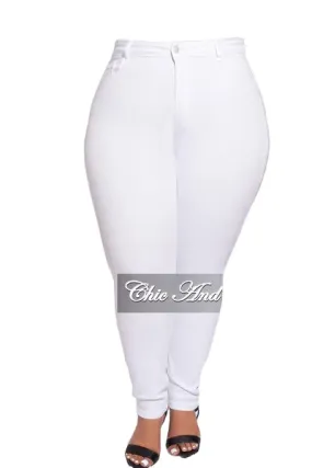 All-day Comfort Urban Look Final Sale Plus Size Jeans in White