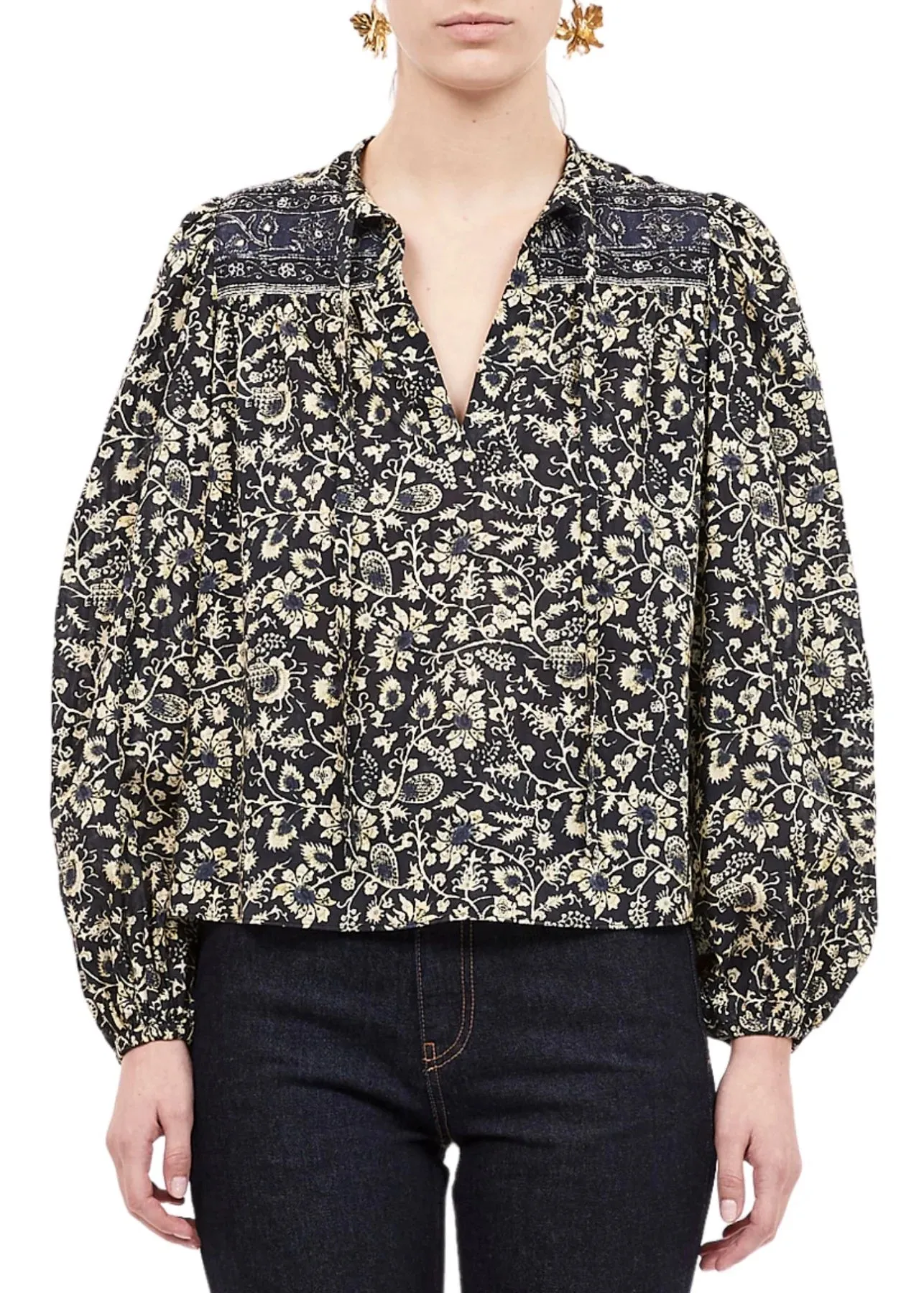 Ulla Johnson Tillie Blouse Daily Wear HighDensity Weave