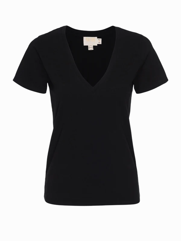 Nation LTD Blair V-Neck Tee Biodegradable Fiber Blend