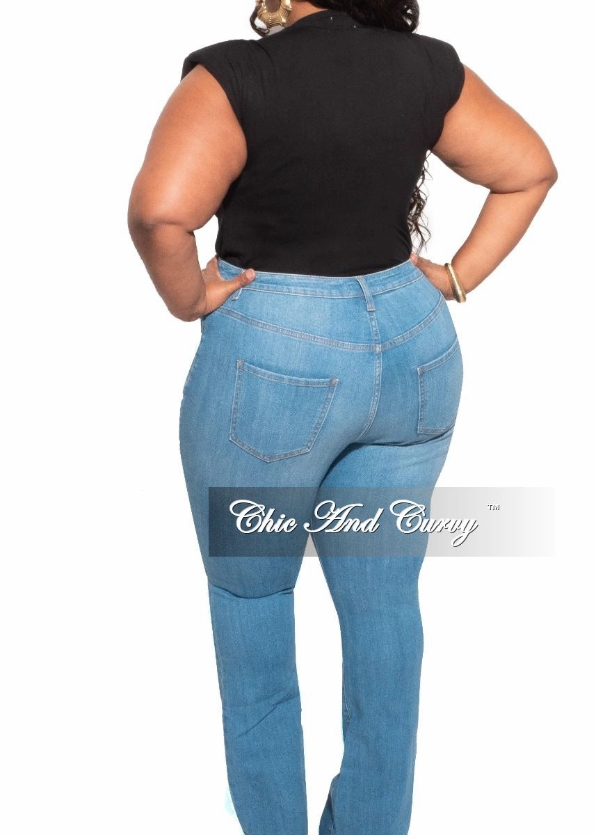 Final Sale Plus Size Sleeveless Top with Shoulder Pads in Black Chill Ready