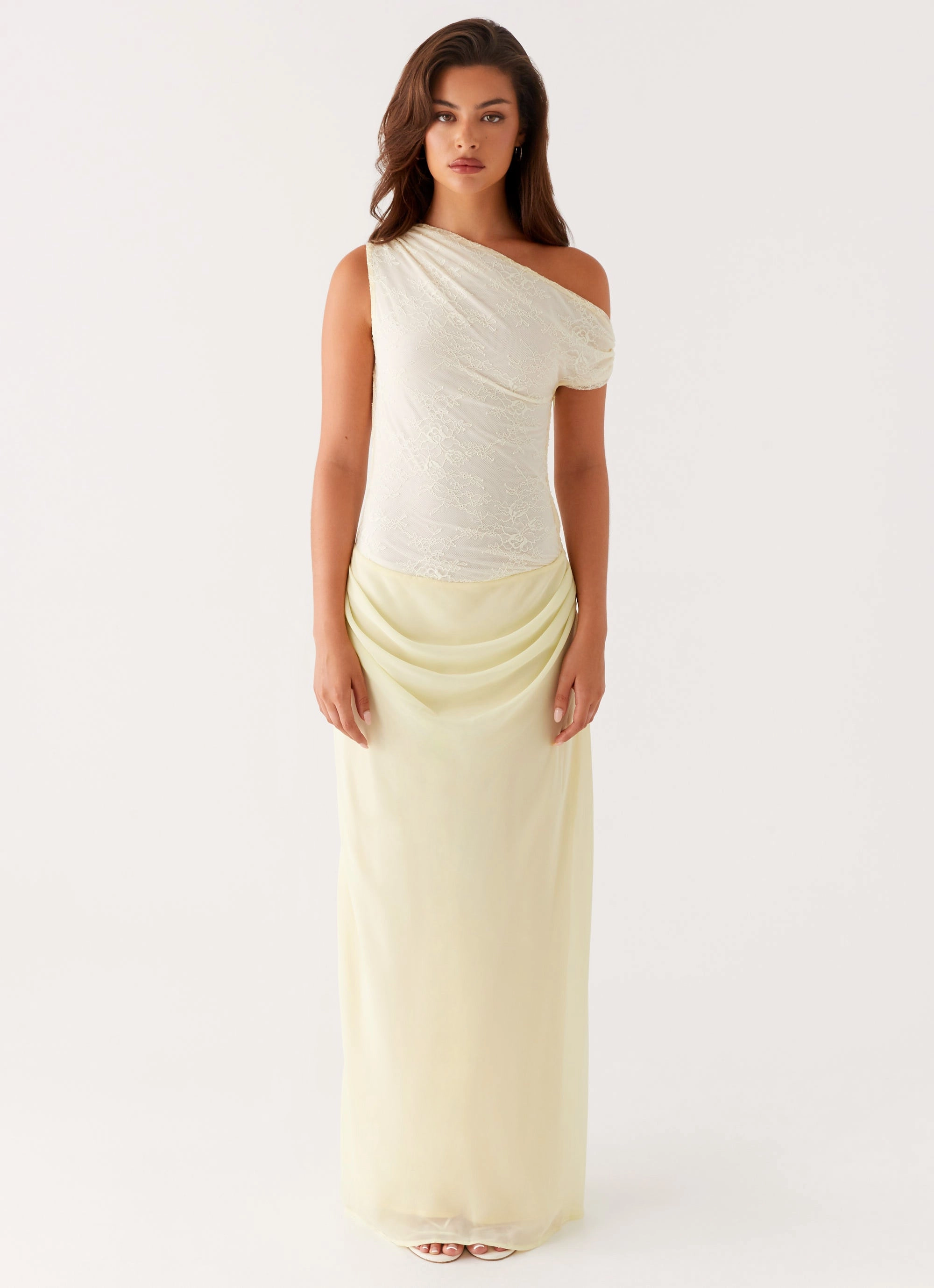 Retro Mood Lili Maxi Dress - Yellow