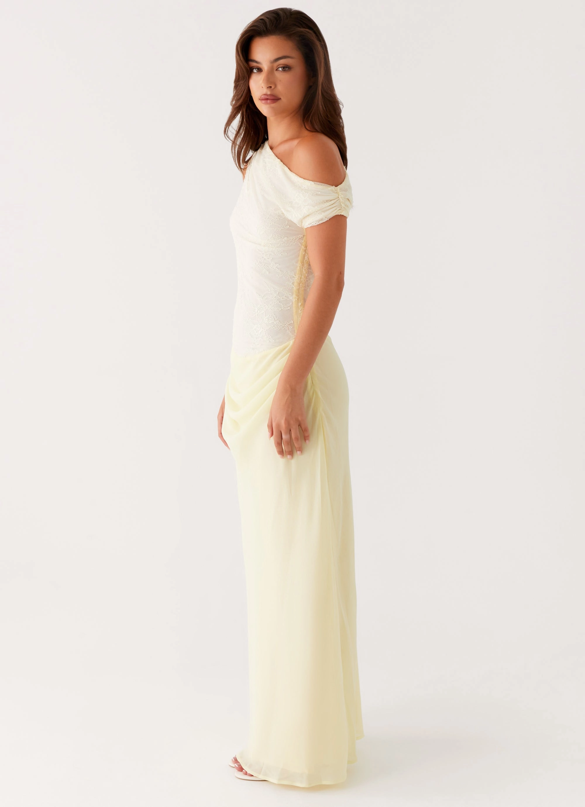 Sleek Layer Lili Maxi Dress - Yellow