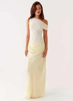 Lili Maxi Dress - Yellow Occasion Ready everyday elegance