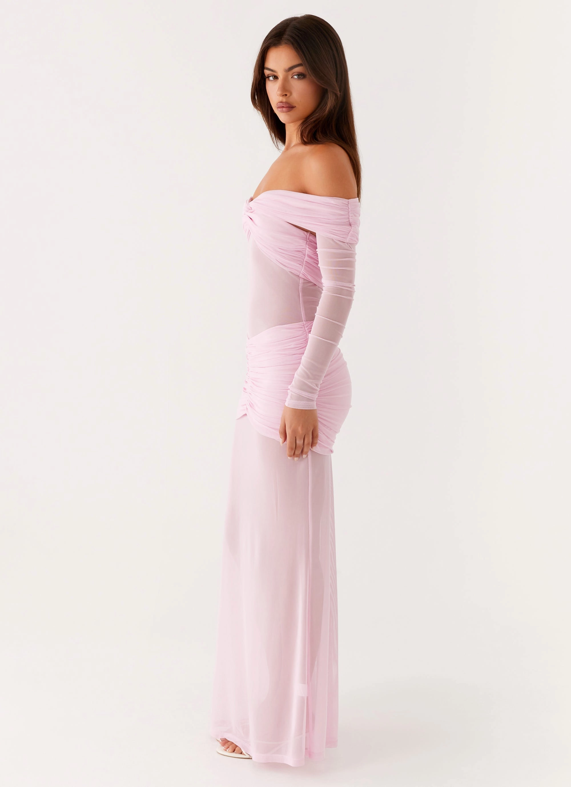 Alter Ego Maxi Dress - Pink Light Motion