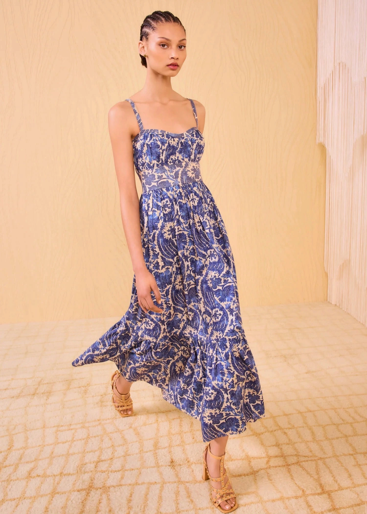 Calm Touch Ulla Johnson Nadine Cami Midi Dress