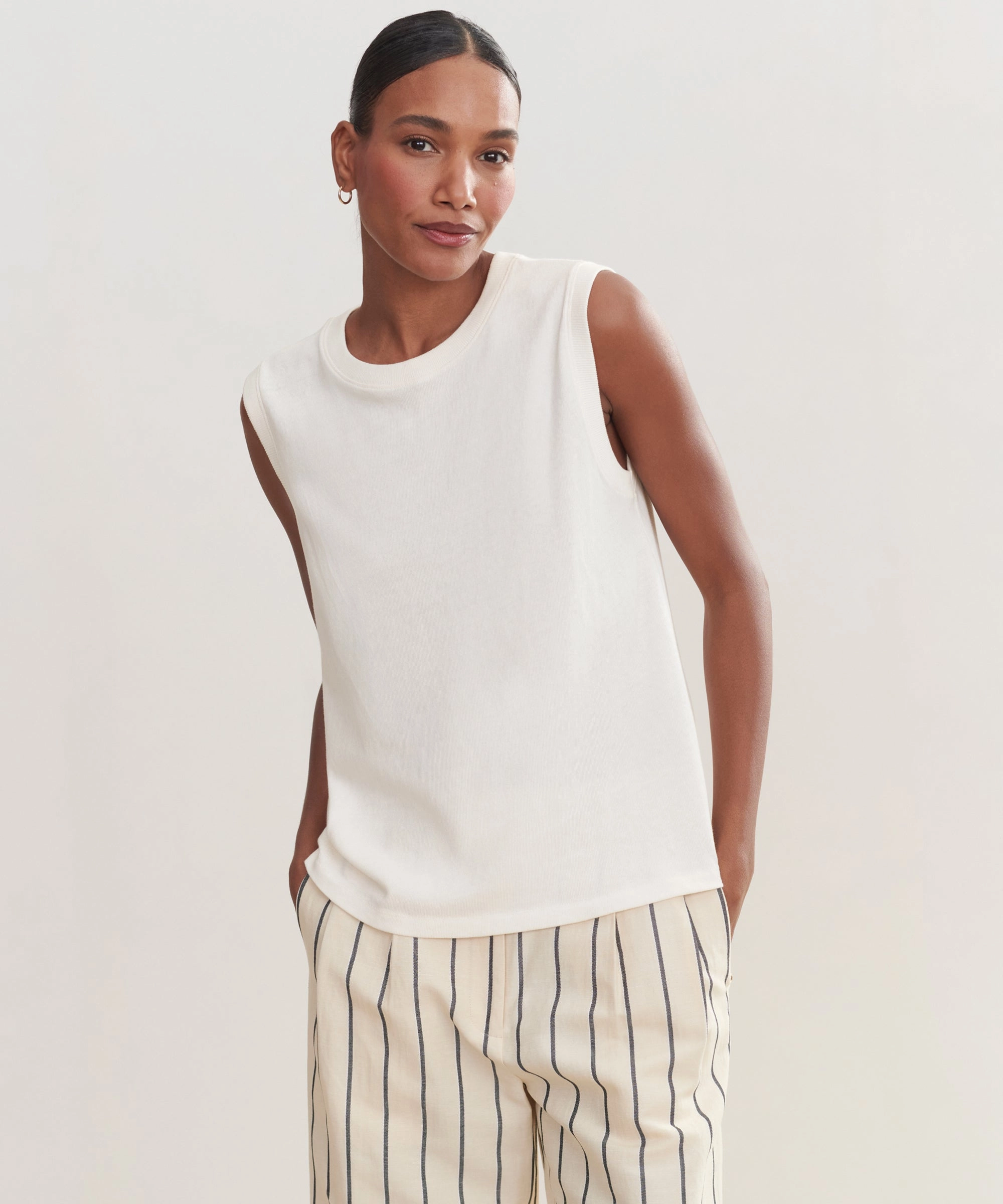 LayeredNeckline Versatile Layering Cut Easy Tank