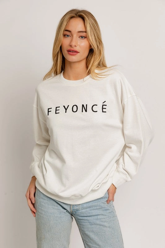 Feyonce Sweatshirt Drop Shoulder Cut