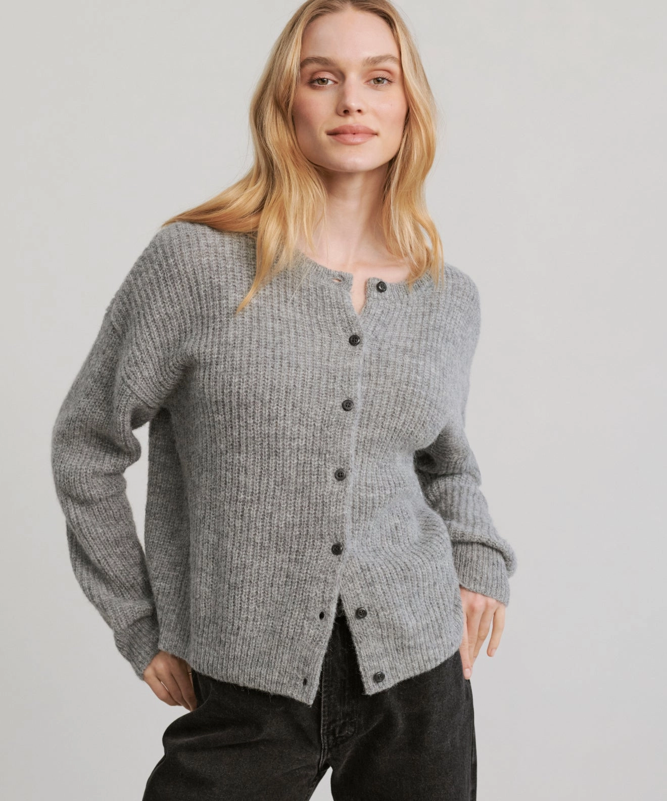 Quick Dry Knitwear Hayes Crewneck Cardigan