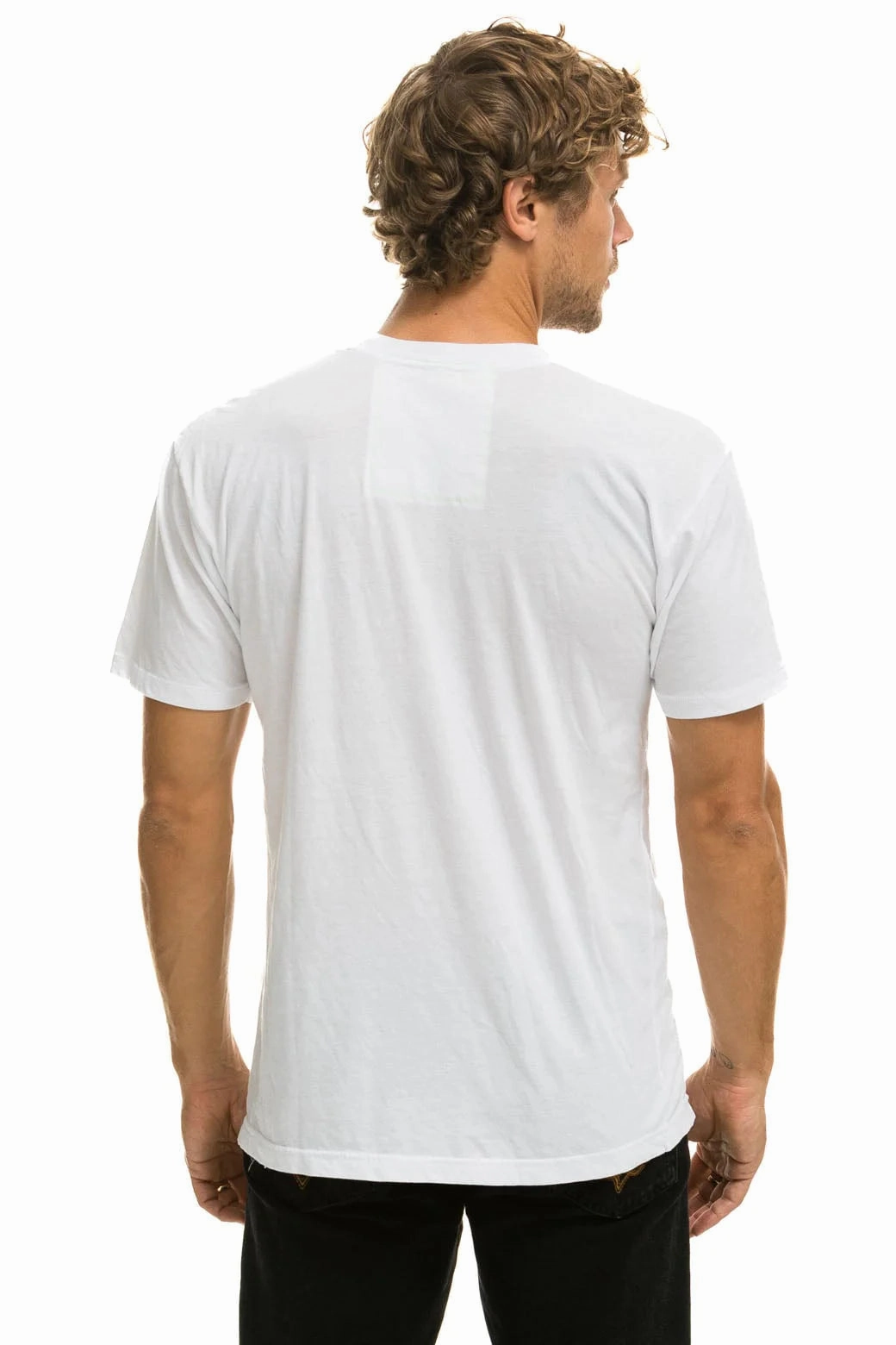 HighStretch Aviator Nation Bolt Tee - White