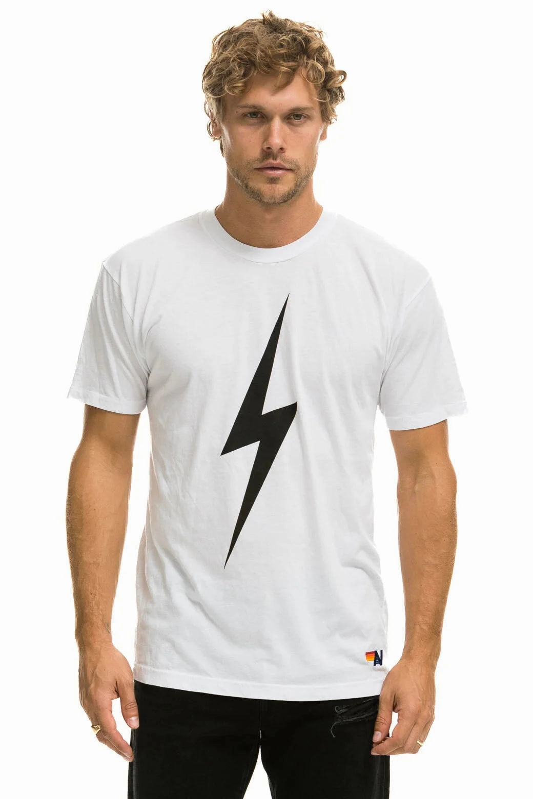 Aviator Nation Bolt Tee - White LayeredDurability