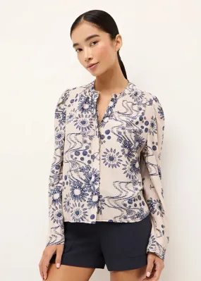 Antibacterial Fabric AntiStaticFabric Marie Oliver Tysen Blouse