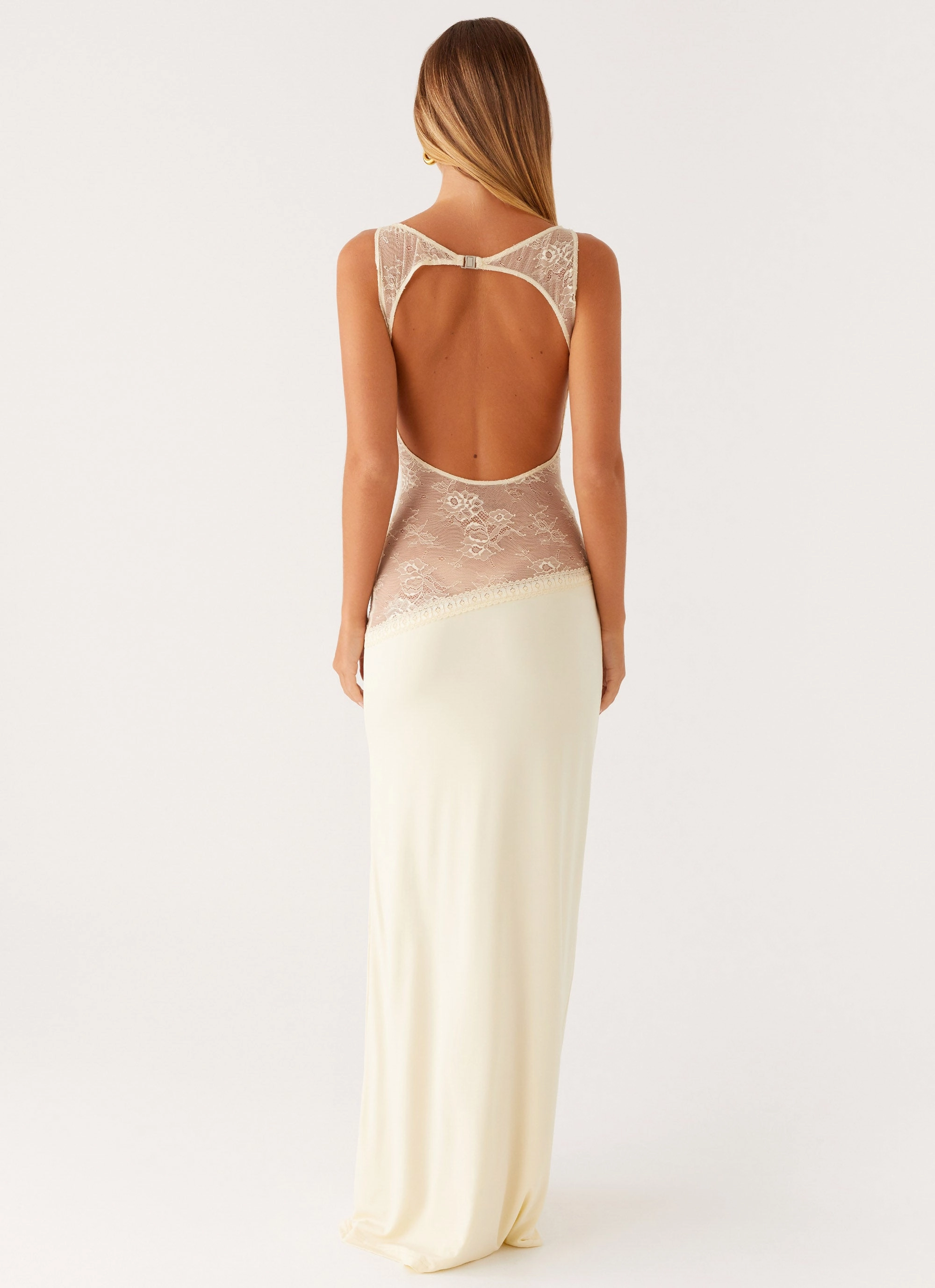 Open-back Lucinda Maxi Dress - Yellow