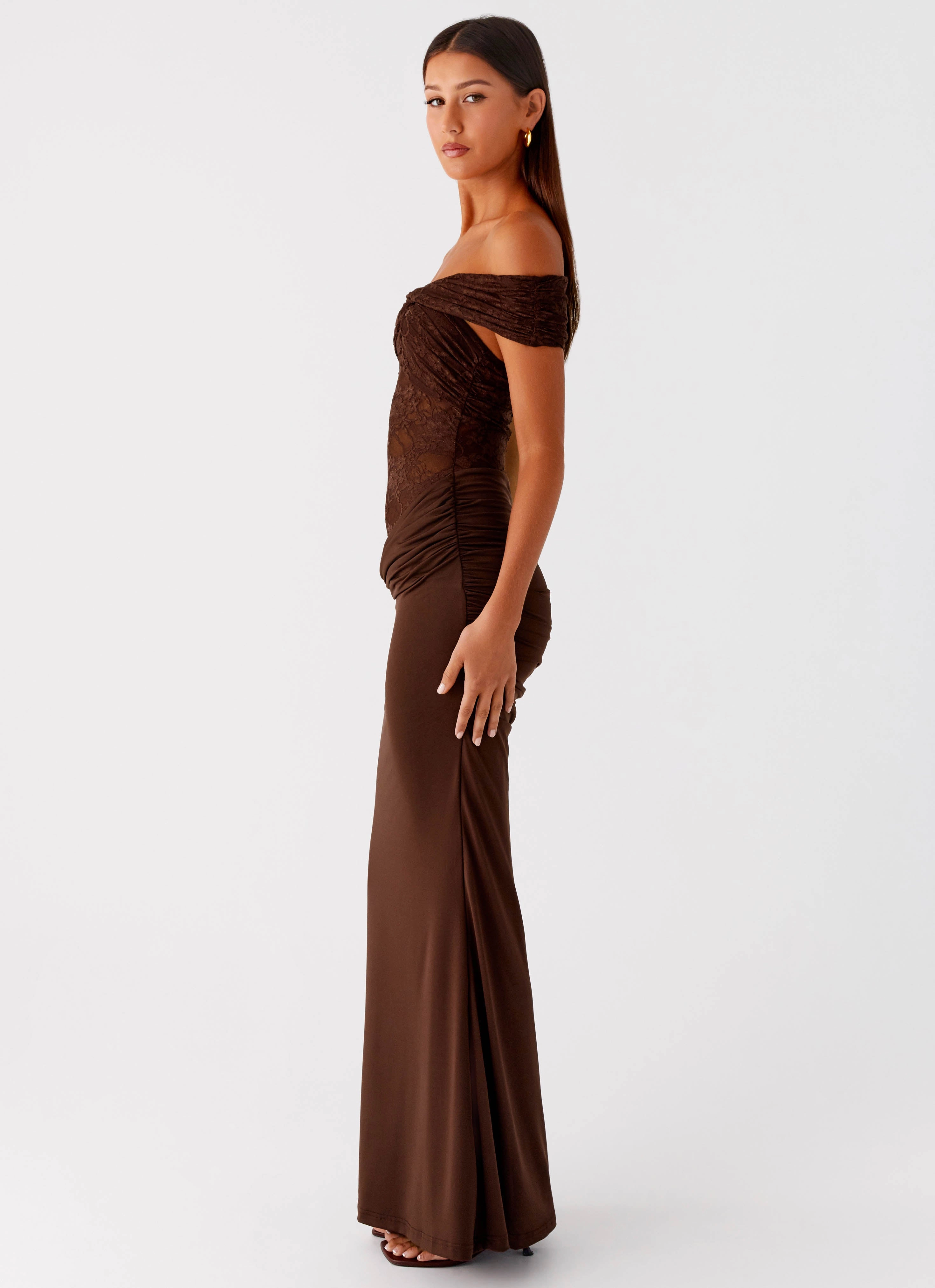 Quick Wear Summer Outfit Either Way Maxi Dress - Chocolate Refined Style