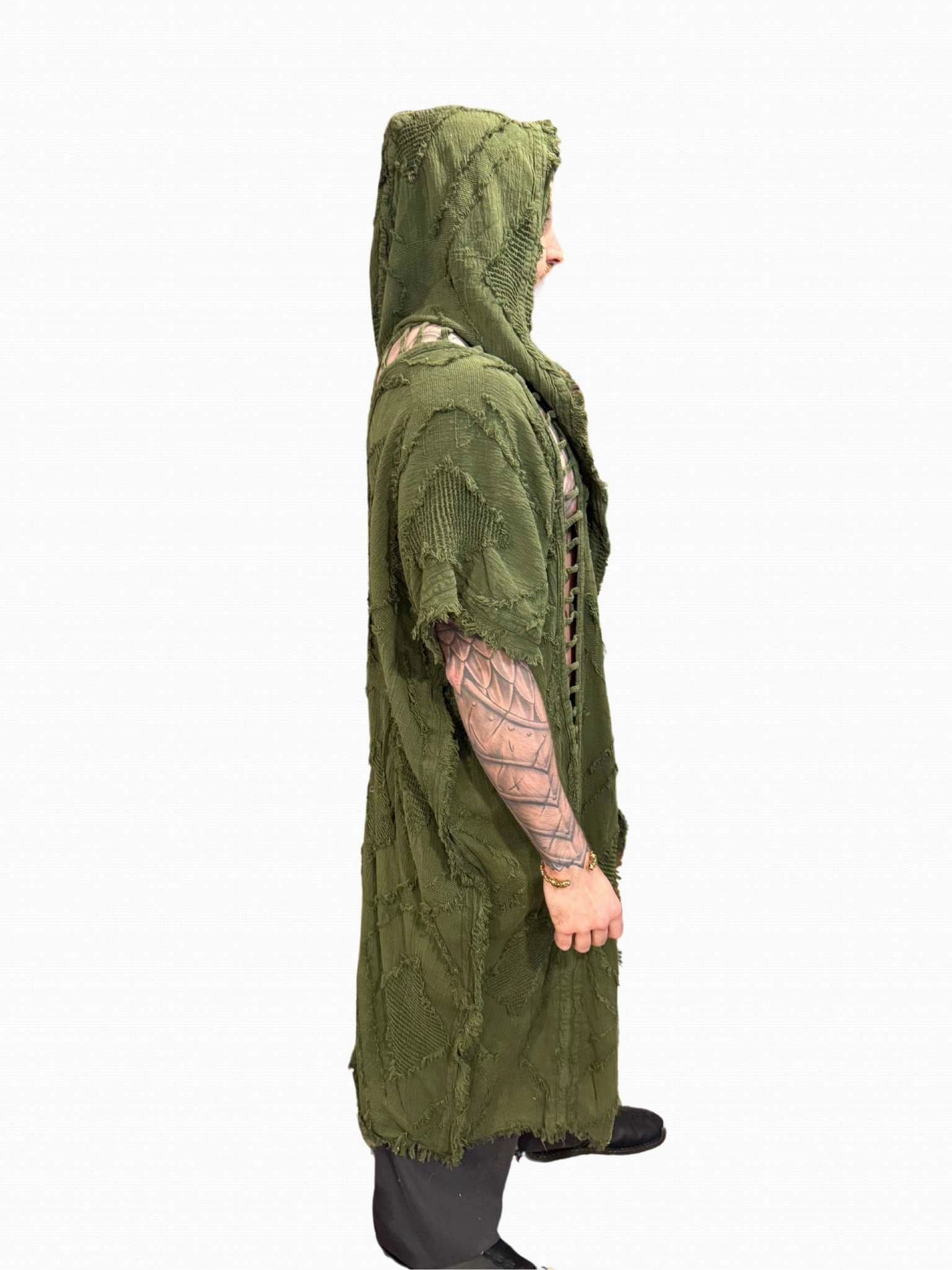 Stretchable Panels Daywear Staple Dunara  Cloak