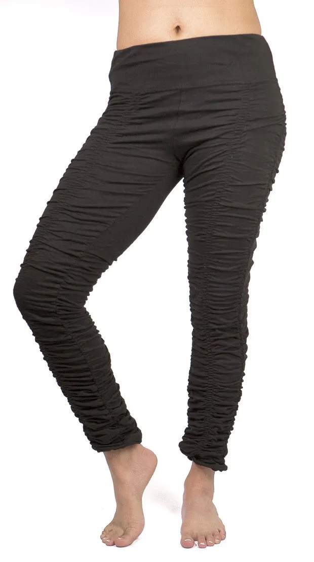 Ruched Leggings Slim Silhouette Quick Motion
