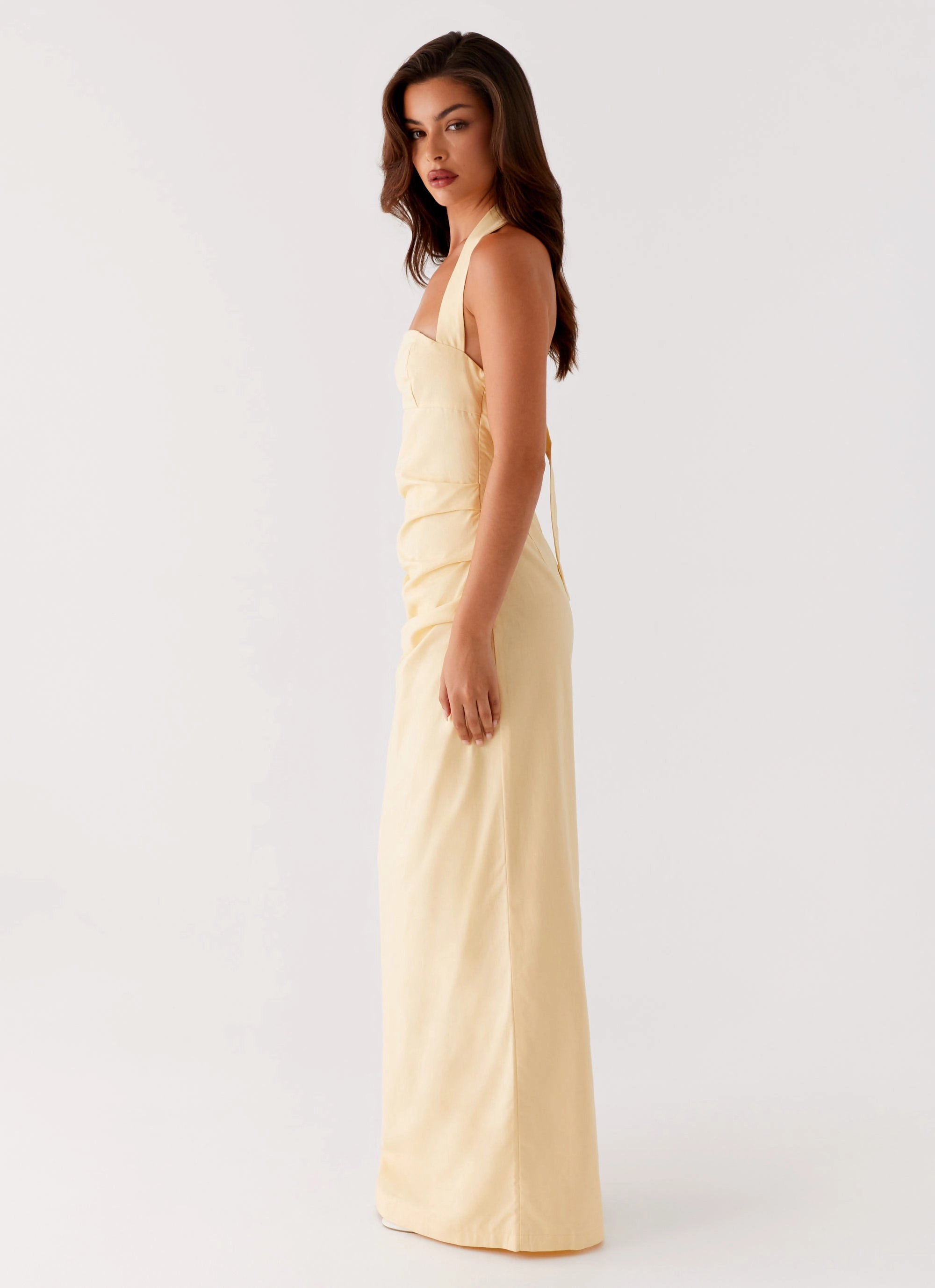 Lounge Feel All Layer Rumour Has it Maxi Dress - Yellow