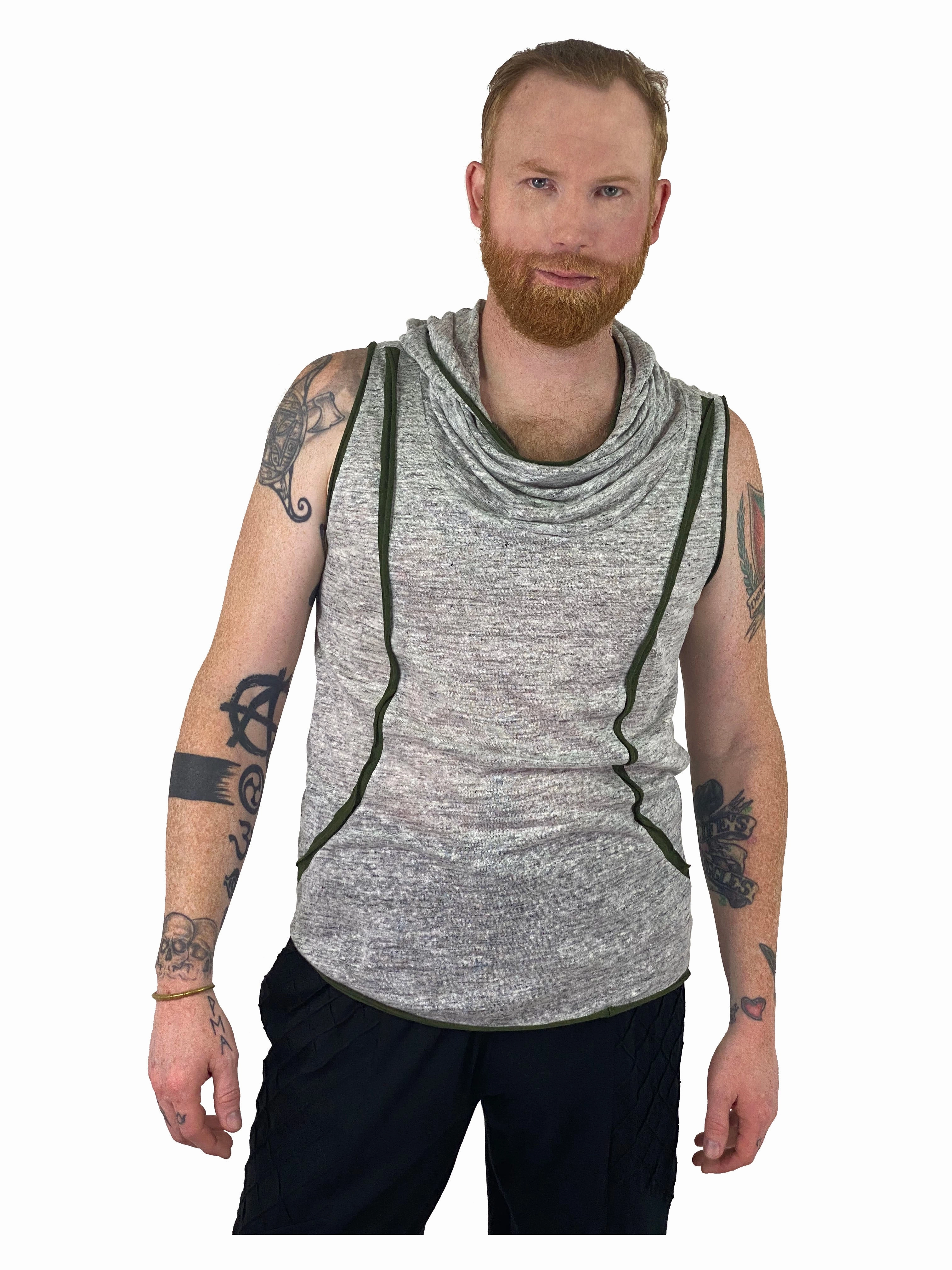 Elven Hunter Shirt Adjustable Cuff DurableDoubleLayeredHem