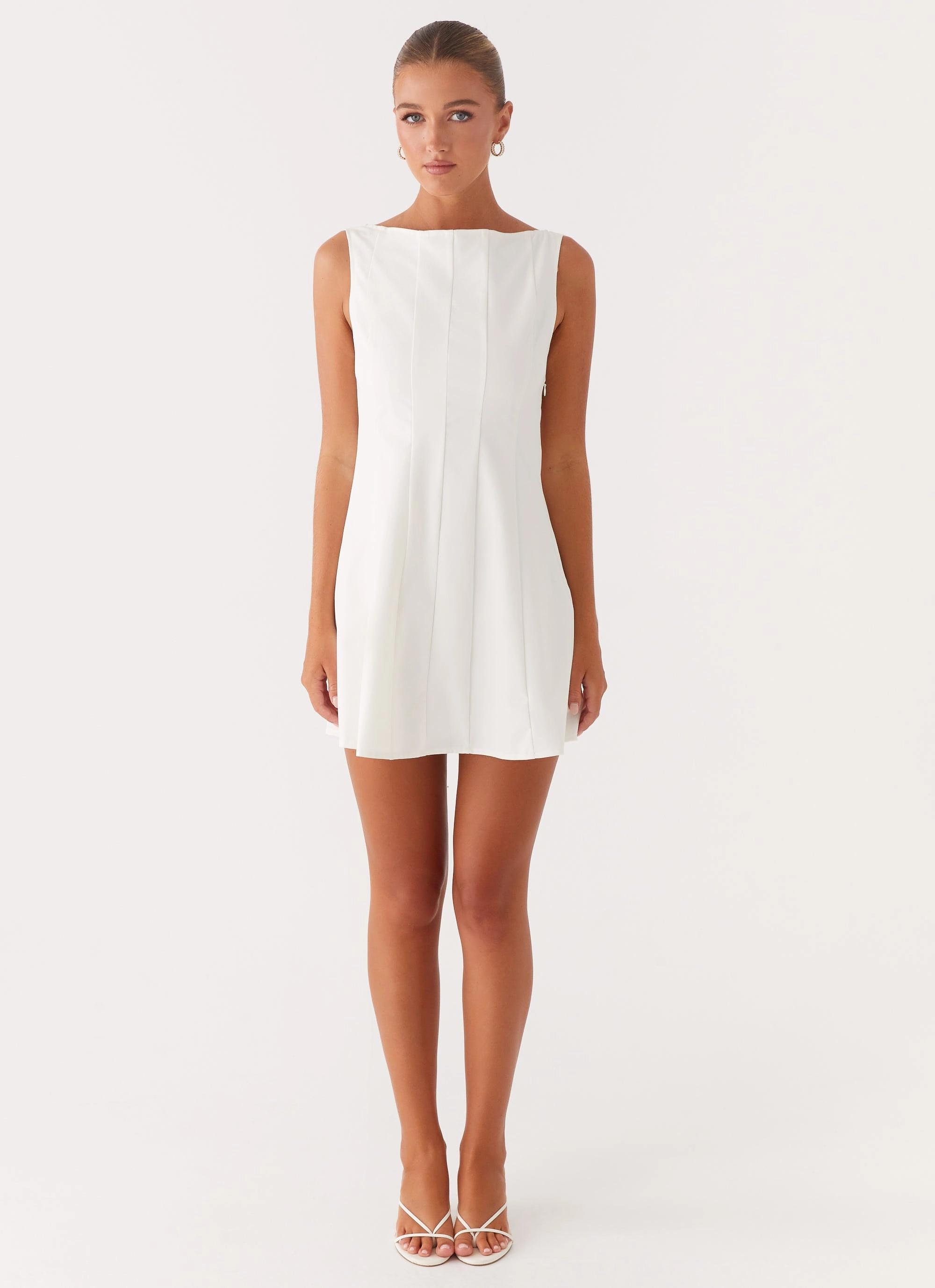 Relax Flex Sleek Wear Emelie Mini Dress - White