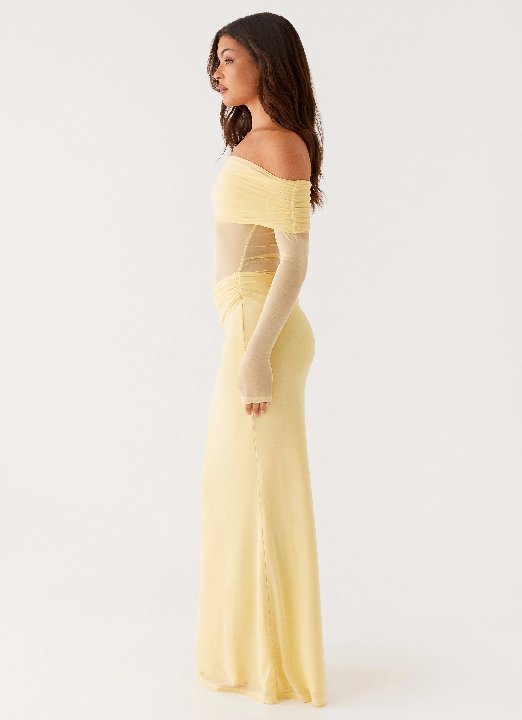 Polished Fit Summer Soft Emery Maxi Dress - Yellow